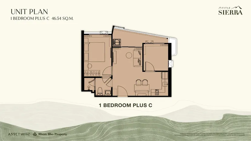 1 Bedroom PLUS | THE TITLE SIERRA Phuket