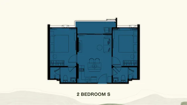 2 BEDROOM S