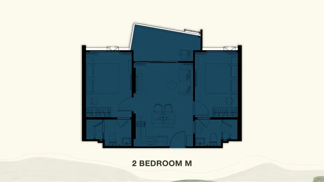 2 BEDROOM M