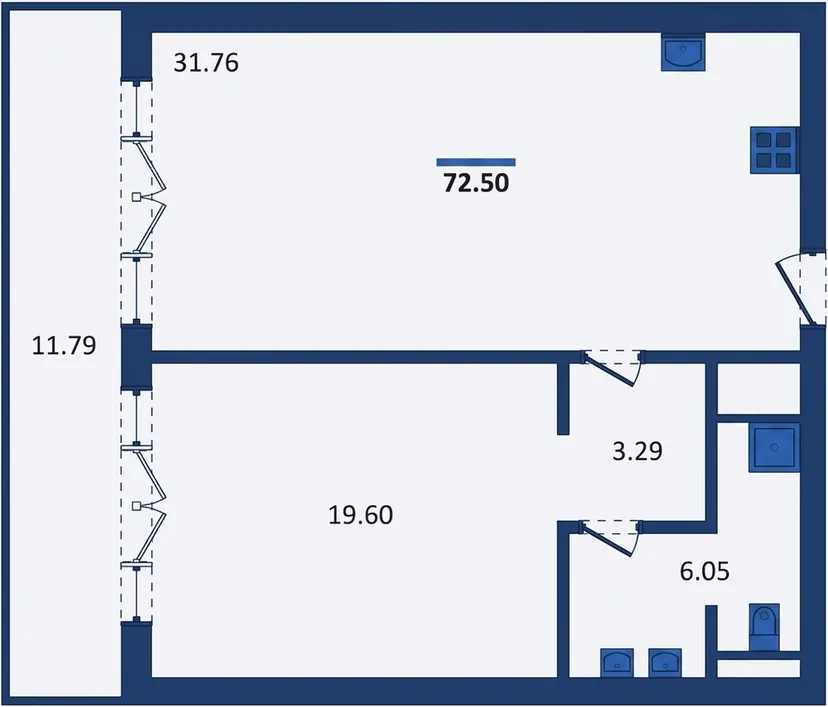 1-Bedroom Apartment 79.4 sqm at Layan Verde