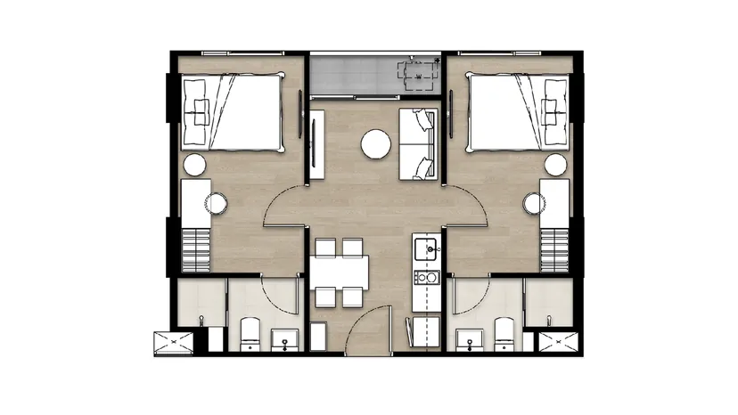 Ocean Suite 47 sq.m. | Spacious 1-Bedroom Condo for Sale in Kathu, Phuket | The Origin Kathu-Patong