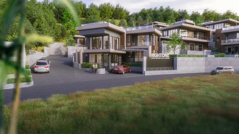Arrival and villas