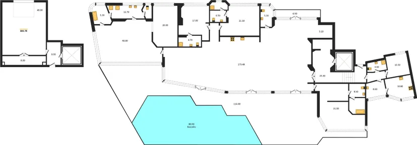 شقة مكونة من 5 غرف نوم في مجمع هايث السكني (Hythe Condominium) — HYTHE by Botanica
