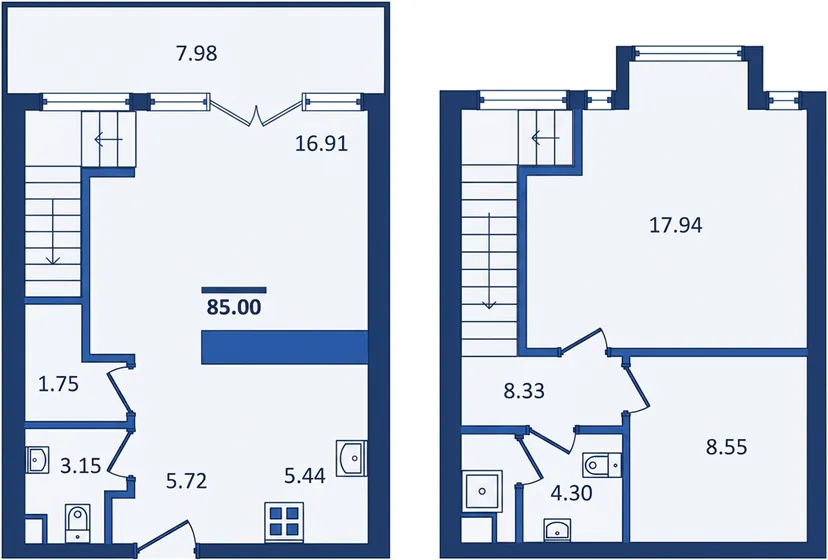 شقة بغرفتي نوم في ذا أوزون كوندمينيوم — The Ozone Condominium