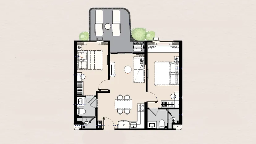 The Balcony · Unit BNA506
