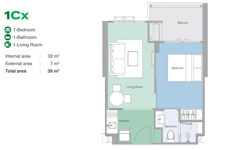 Skypark Celeste Laguna Phuket · Unit 5523